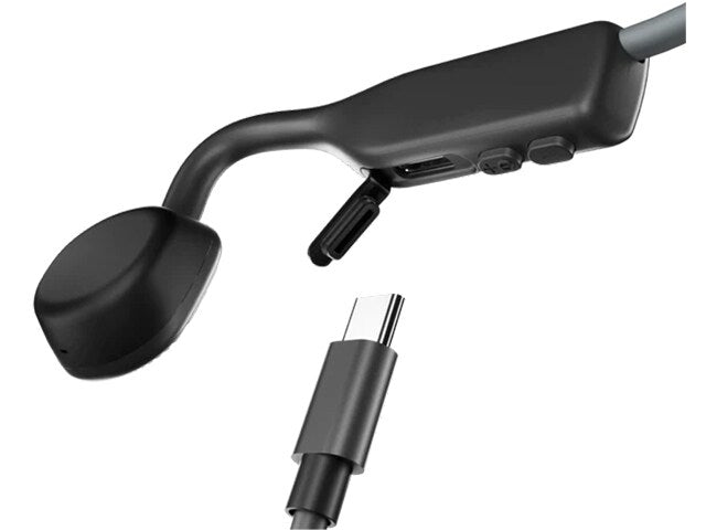 Shokz | OpenMove Slate Grey Bluetooth Headset with Mic Bone Conduction | S661-ST-GY-CA-153  | PROMO ENDS SEP 4 | REG. PRICE $99.99