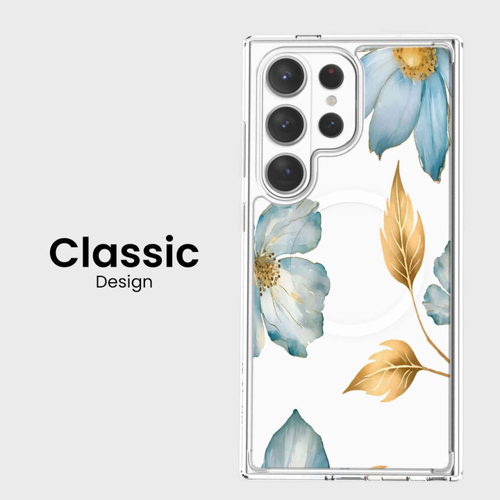 Caseco | Case for Samsung S26 Ultra -  Blue Wildflower | ED24F4-BW