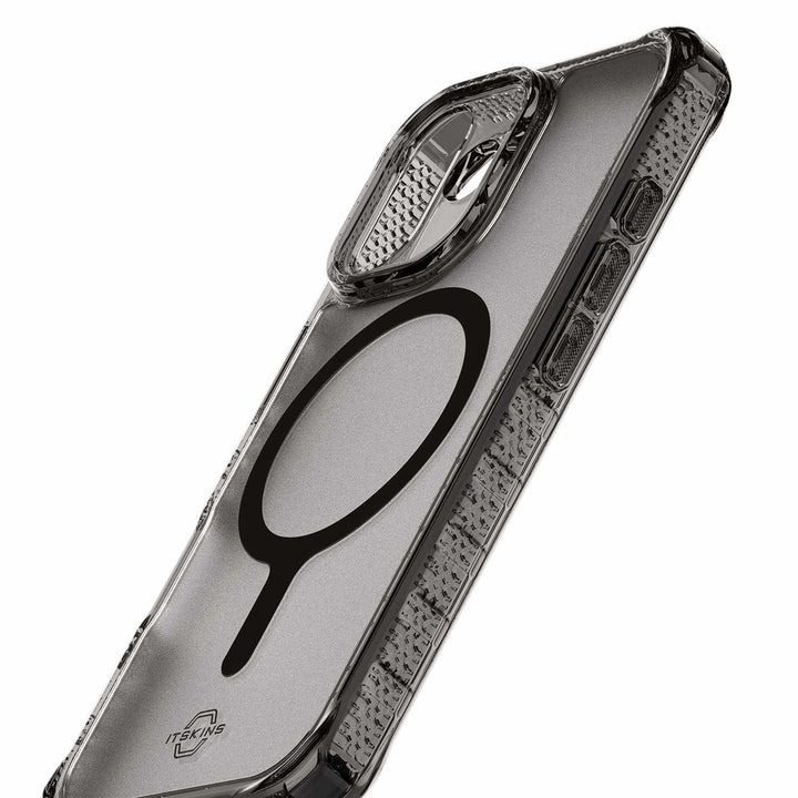 ITSKINS | Hybrid_R Vapor MagSafe iPhone 17 Case - Smoke | AP7NHBVARSMOK