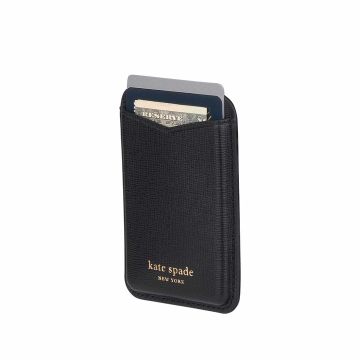 Kate Spade NY | Magnetic Wallet Compatible w/MagSafe - Black | 123-0491