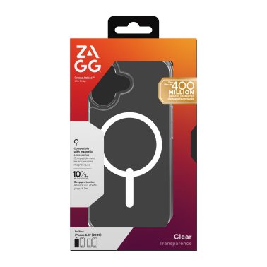 ZAGG | Graphene Crystal Palace Lite Snap iPhone 17 Case - Clear | 702318848