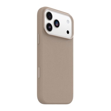 OtterBox | Symmetry Cactus Leather iPhone 17 Pro Max w/MagSafe + Camera Control Case - Grey Comfort | 77-99072