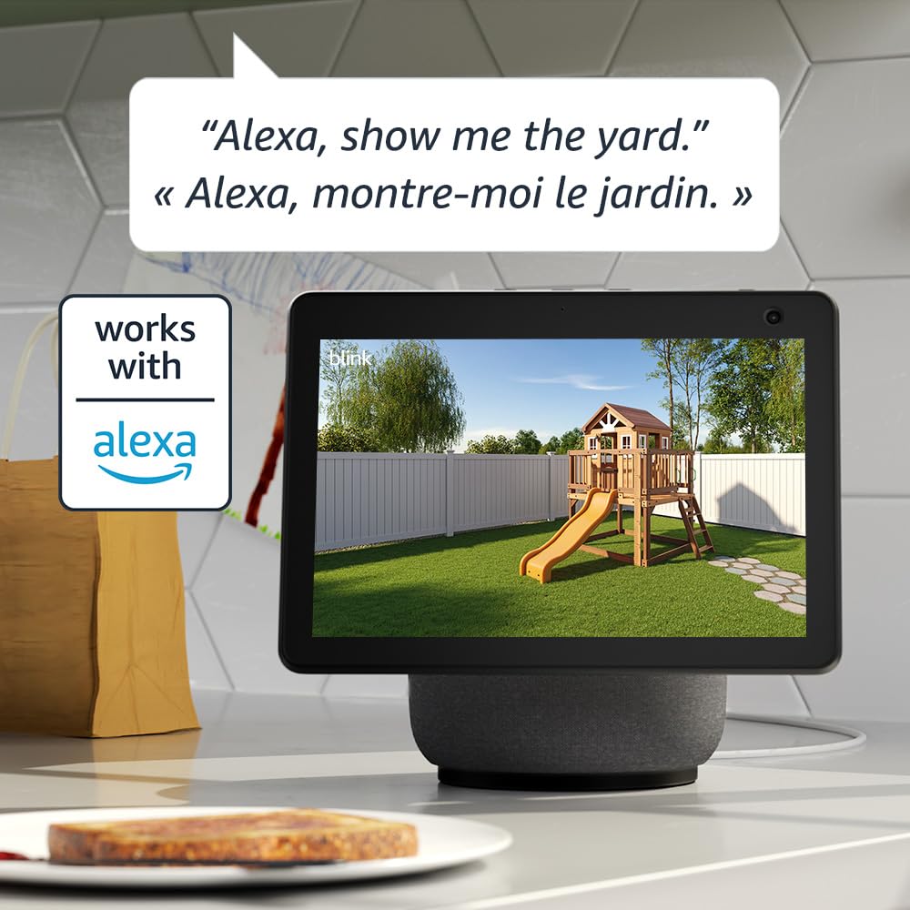 Blink | Outdoor 4 Wire-Free 1080p Full HD IP Security Camera System - Black B0B1N7G2R1
