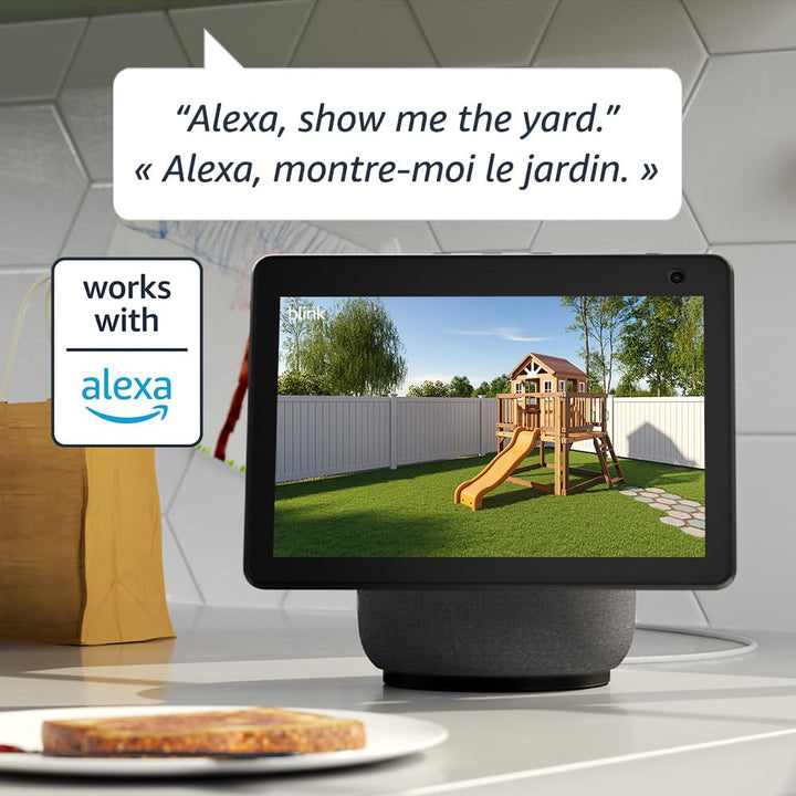 Blink | Outdoor 4 Wire-Free 1080p Full HD IP Security Camera System - Black B0B1N7G2R1