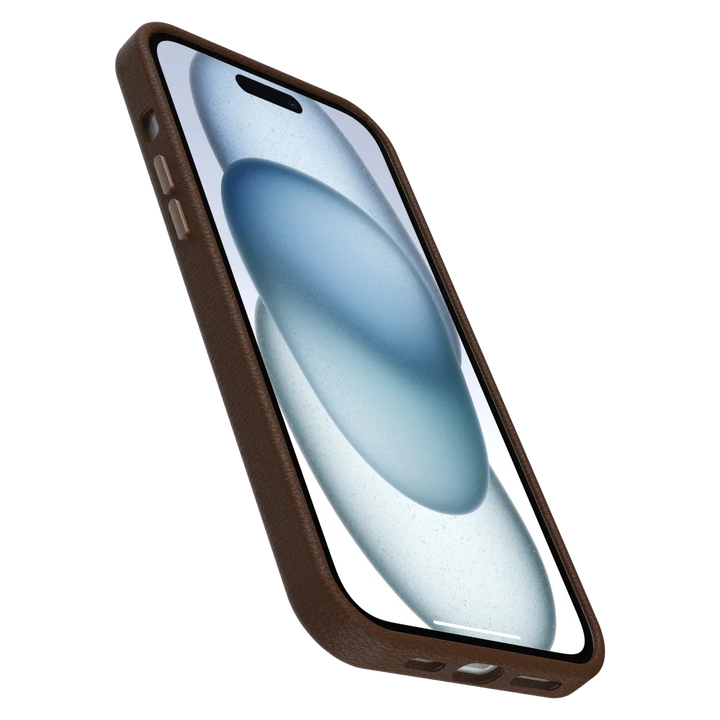 Otterbox | Symmetry Cactus Leather w/MagSafe case  iPhone 15 / 14 / 13 - Brown (Rich Adobe) | 15-12632