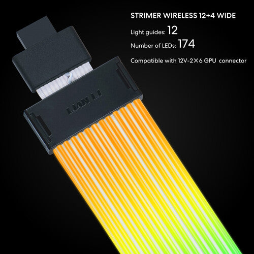 Lian-Li | Strimer Wireless 16-12 12V-2x6 Pin ARGB Cable | PW16-121W