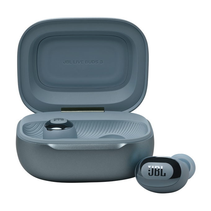 JBL | Live Buds 3 Smart True Wireless Charging Case Buds - Blue | JBLLIVEBUDS3BLUAM