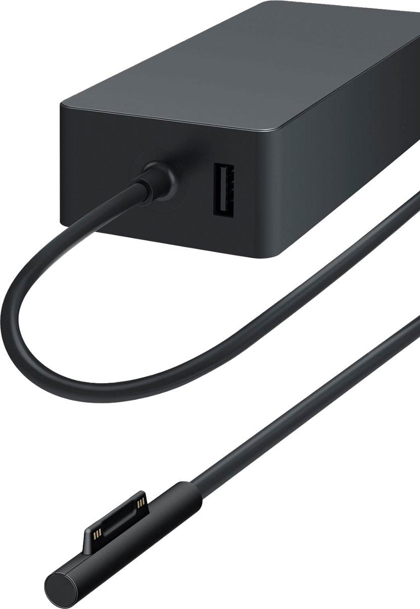 Microsoft | Surface 65W Power Supply Power Adapter - Black | W8Z-00001