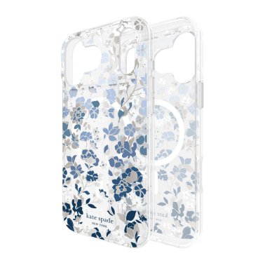 Kate Spade | Protective iPhone 17 Pro Max MagSafe Case - Flowerbed Blue | KS057244