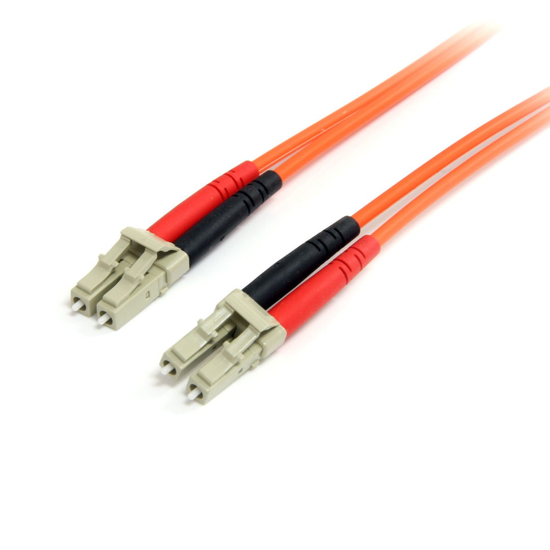 StarTech | Fiber Optic Cable Multimode Duplex 62.5/125 - LSZH - LC/LC - OM1 - LC to LC Fiber Patch Cable 3ft / 1m | FIBLCLC1