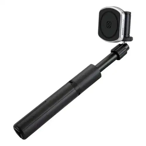 Scosche | MagicMount Pro2 Tripod/Selfie Stick 2 in 1 Stand - Black | SC-MP2TR1-SP