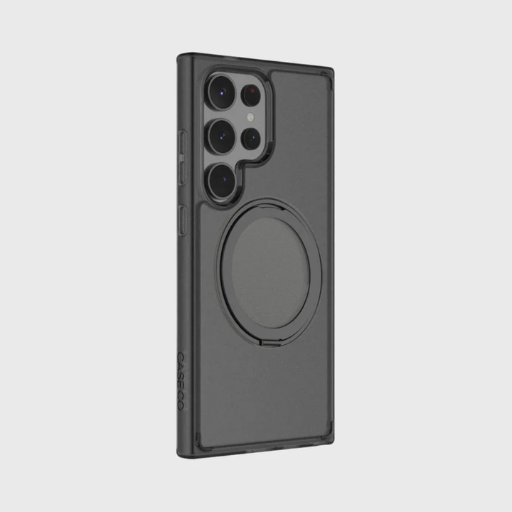 Caseco | Hybrid Case With Built-in MagSafe Ring Holder Samsung S26 Ultra - Black | C21F4-01