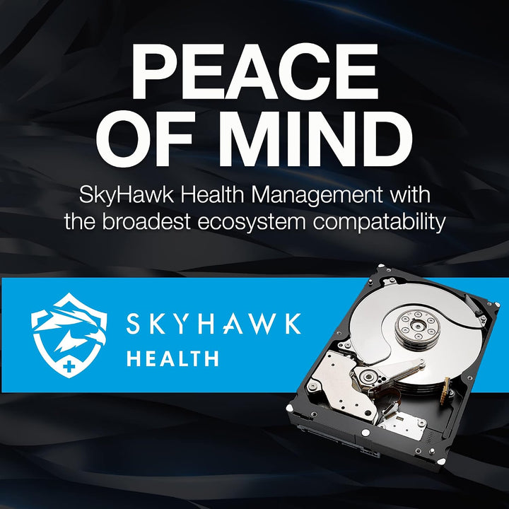 Seagate | Skyhawk 8TB Video Internal Hard Drive HDD 3.5" SATA 6Gb/s | ST8000VX010