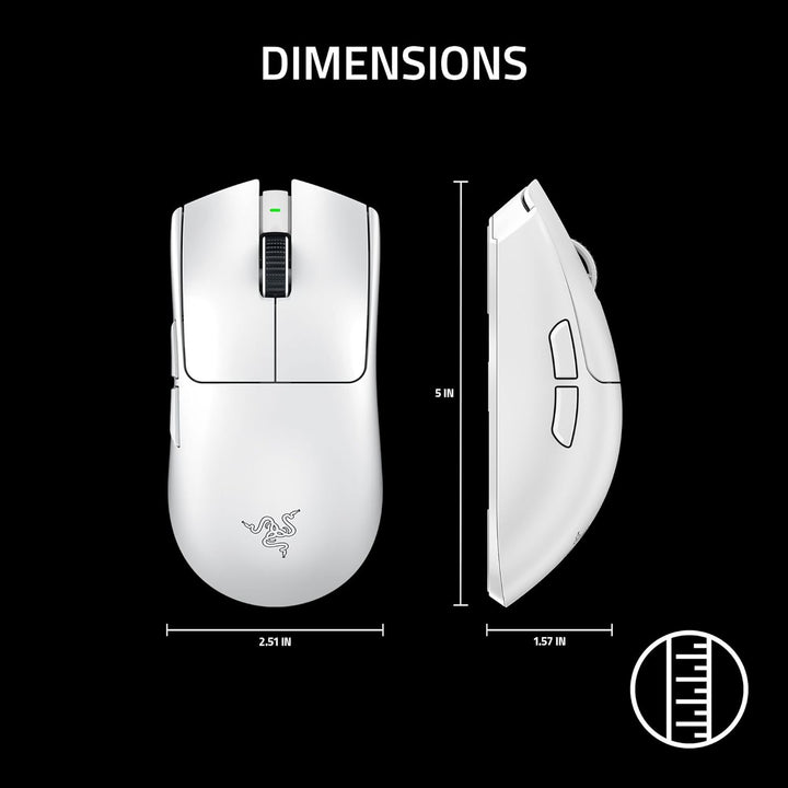 Razer Renewed | Viper V3 Pro Wireless Gaming Mouse - White | RZ01-05120200-R3UR