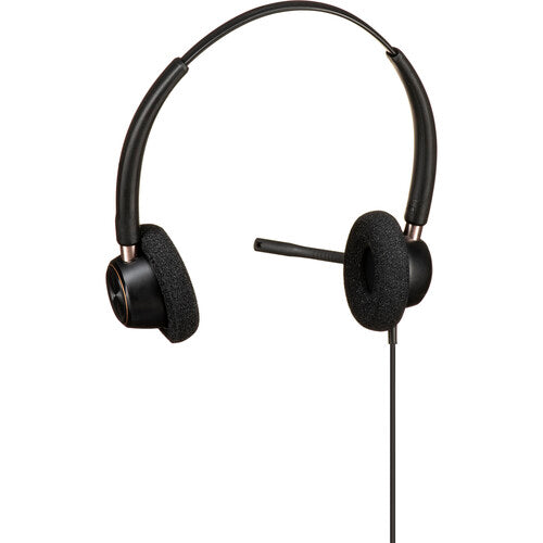 HP | Poly EncorePro 520 with Quick Disconnect Binaural Headset TAA - Black | 783P6AA#ABA