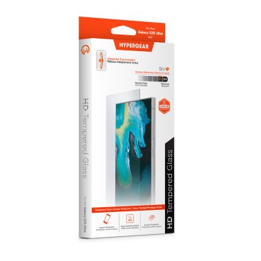 HyperGear | HD Tempered Glass Screen Protector w/Installation Applicator Tray Samsung Galaxy S25 Ultra | 16269
