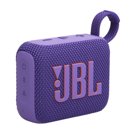 JBL | Go 4 Waterproof Bluetooth Wireless Speaker - Purple | JBLGO4PURAM