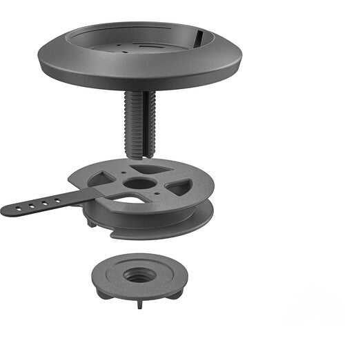 Logitech | Rally Mic Pod Mount Microphone Desktop Mount - Matte Black | 952-000002