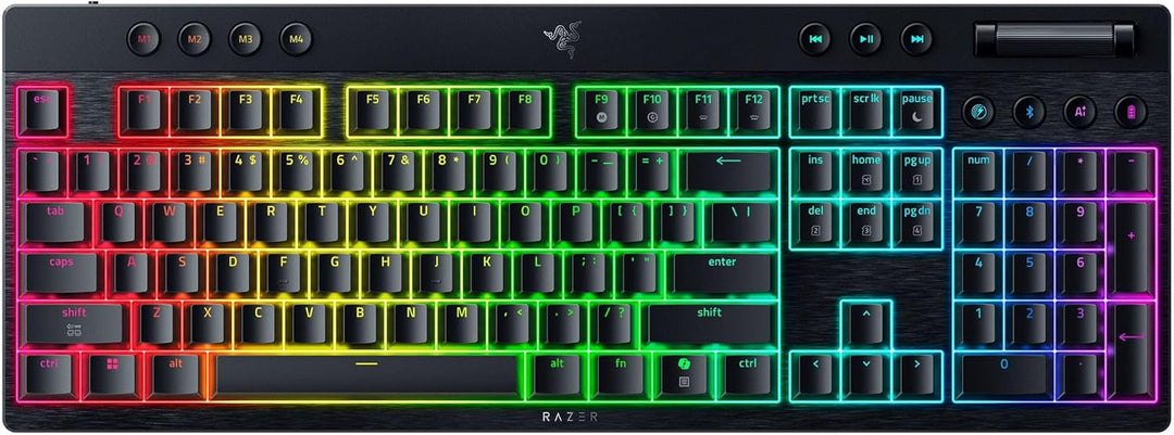 Razer Renewed | BlackWidow V4 Low Pro HyperSpeed Wireless Keyboard | RZ03-05270200-R3UR