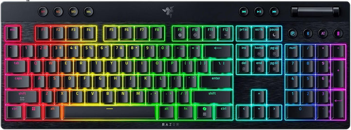Razer Renewed | BlackWidow V4 Low Pro HyperSpeed Wireless Keyboard | RZ03-05270200-R3UR