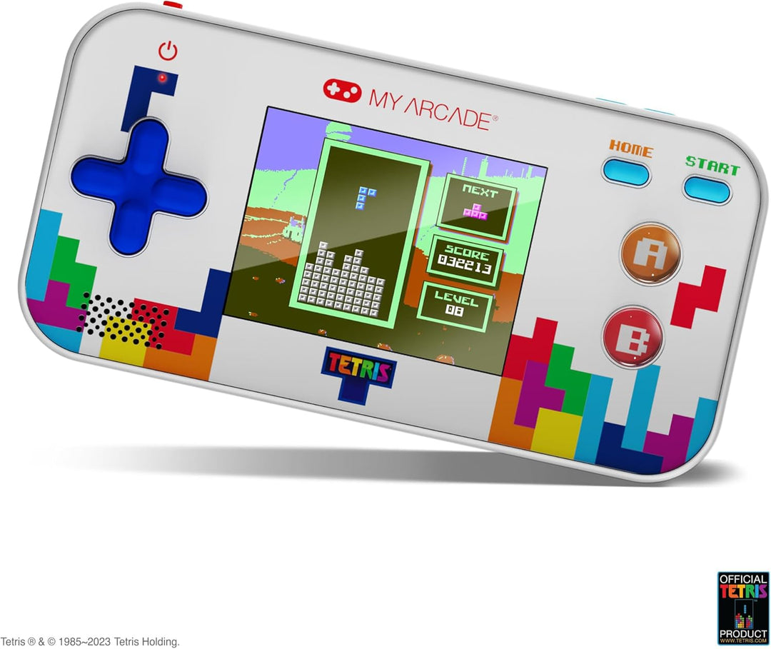 My Arcade | Tetris Gamer V: Officially Licensed Portable Handheld Console with 201 Games, 2.5" Full Color Screen, Pocket Size, Retro |
