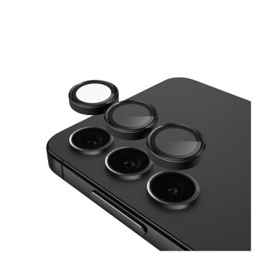 Case-Mate | Aluminum Ring Glass Lens Protector for Samsung Galaxy S25 - Black | 15-13951
