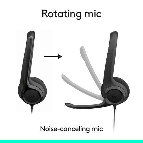 Logitech | H390  Wired USB-C Headset - Black | 981-001575