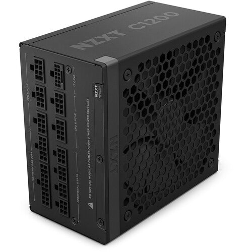 NZXT | Power Supply 1200W ATX3.1 80Plus Gold Fully Modular Black Ratail - Black | PA-2G2BB-US