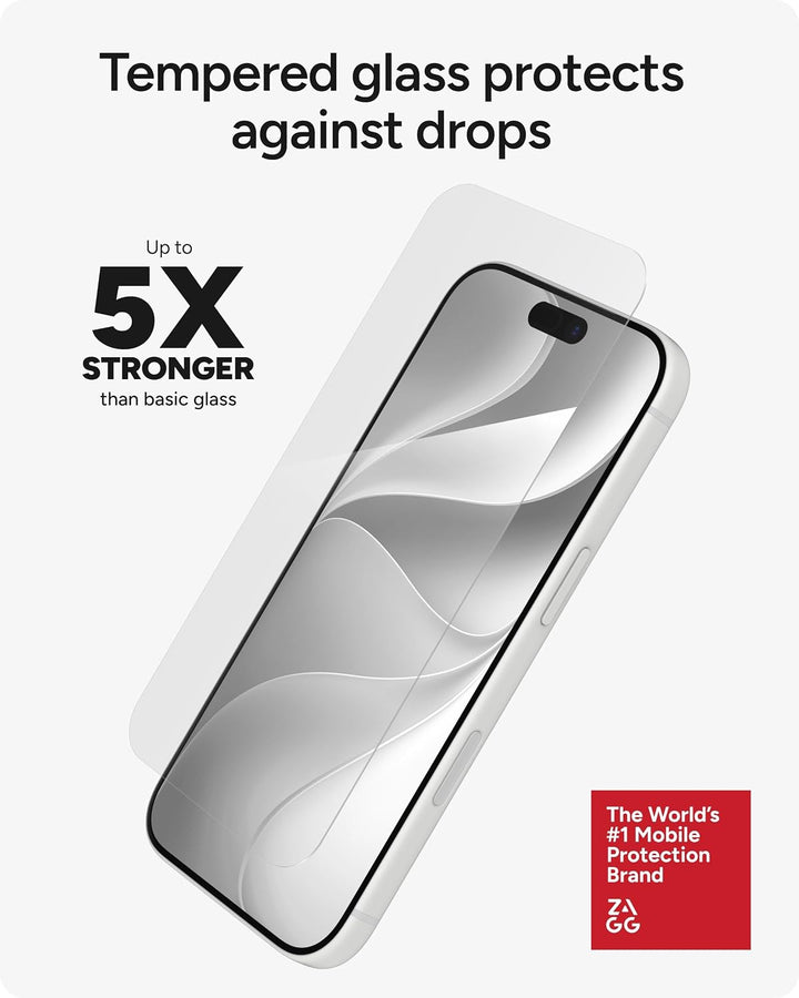 ZAGG | InvisibleShield Glass Elite iPhone 18 Pro/17 Pro Screen Protector | 200122059