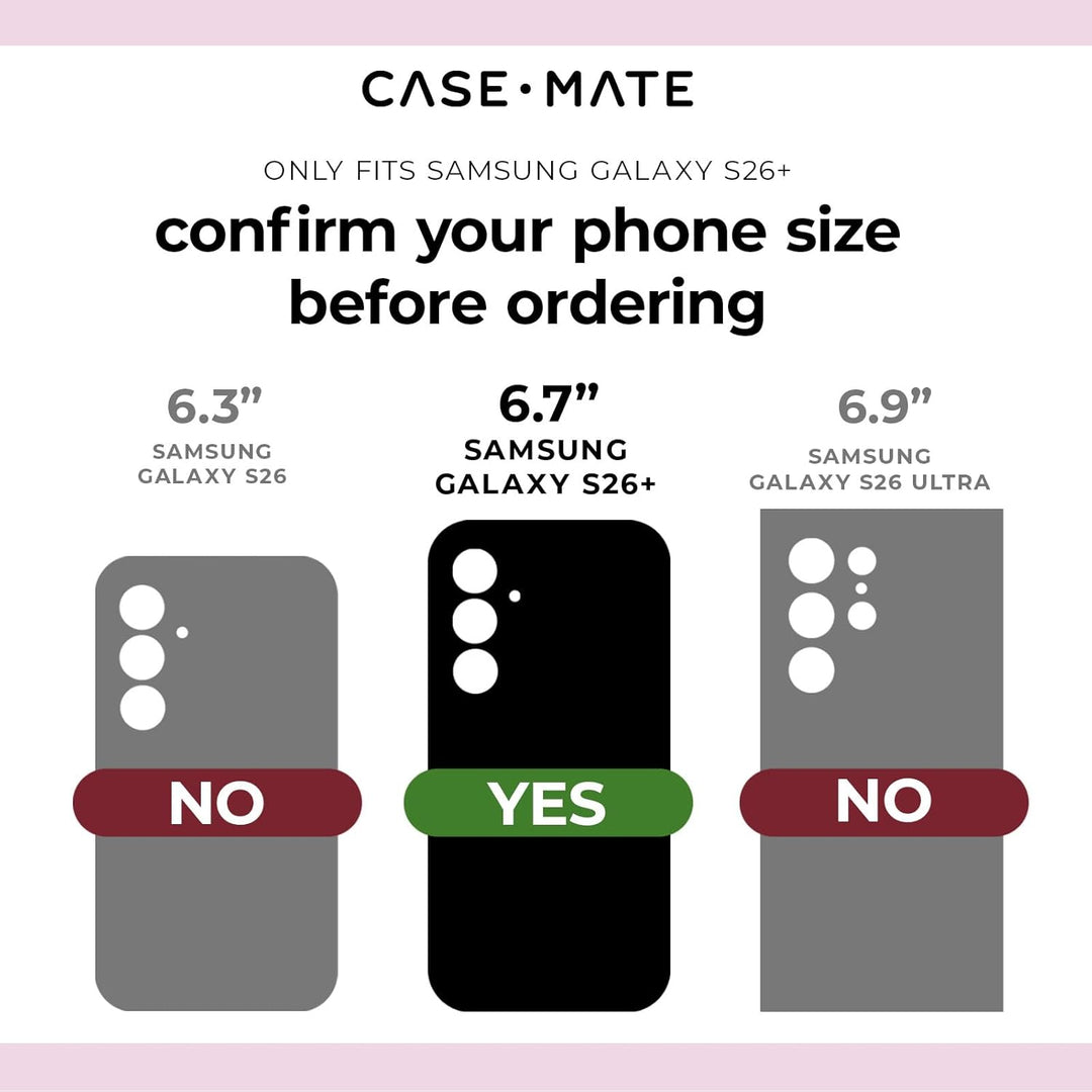 Case-Mate | Aluminum Ring Lens Protectors Samsung Galaxy S26+ - Black | CM059974