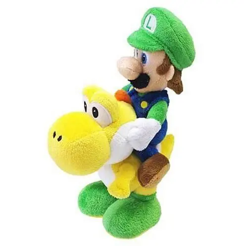 Little Buddy | Luigi Riding Green Yoshi Official Super Mario 8" Plush