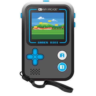 My Arcade | Gamer Mini Classic 160 Games in 1 - Black/ Blue | DGUN-3926