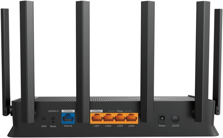 TP-Link | Archer Dual-Band Wi-Fi 7 Router - Black | BE6500