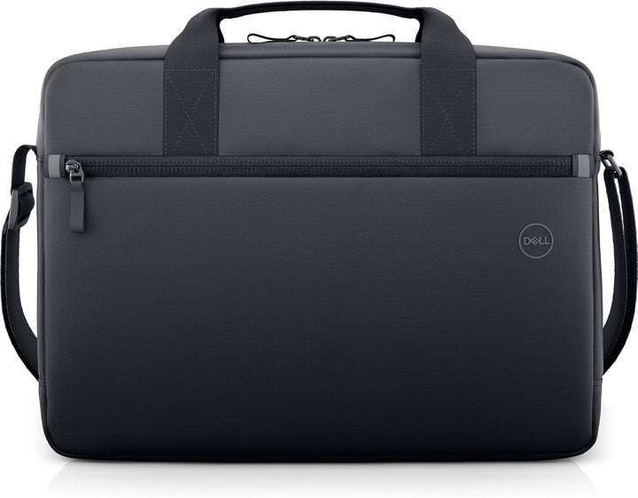 Dell |  EcoLoop Essential Briefcase - CC3624 - Zippered Front Pocket Luggage Pass-Through Lightweight with Adjustable Shoulder Strap - Black | CC3624
