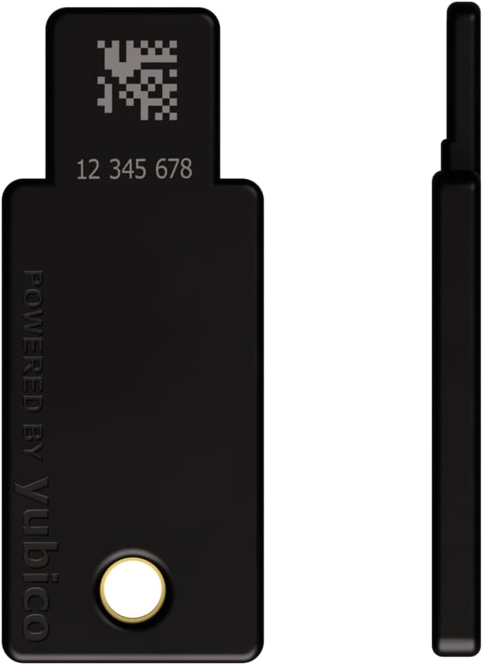 Yubico | YubiKey 5 NFC Multi-Factor Authentication - Black | 8880001002