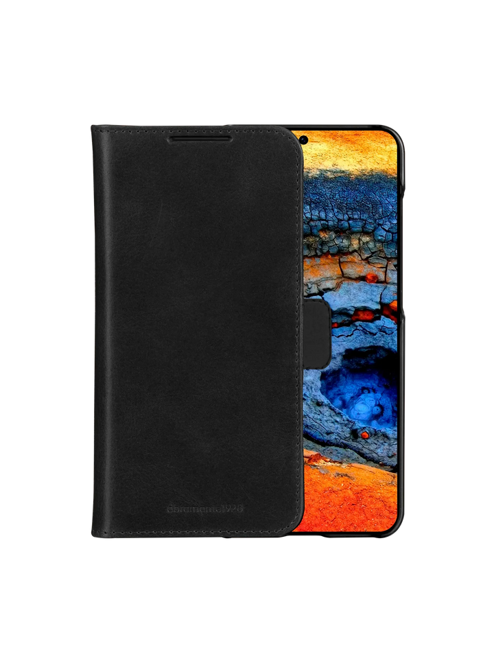 //// Dbramante1928 | Lynge 2-in-1 Wallet Qi2 Case for Samsung S25 - Black | LMSSGTBLU770