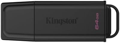 Kingston | Portable USB 3.2 Gen 1 DataTraveler Exodia 64GB - Black | DTXG2/64GB