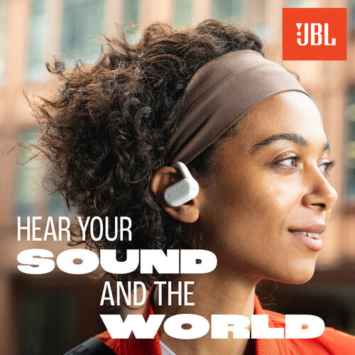 JBL | True Wireless Open Ear Headphones - White| JBLSNDGEARSNSWHTAM