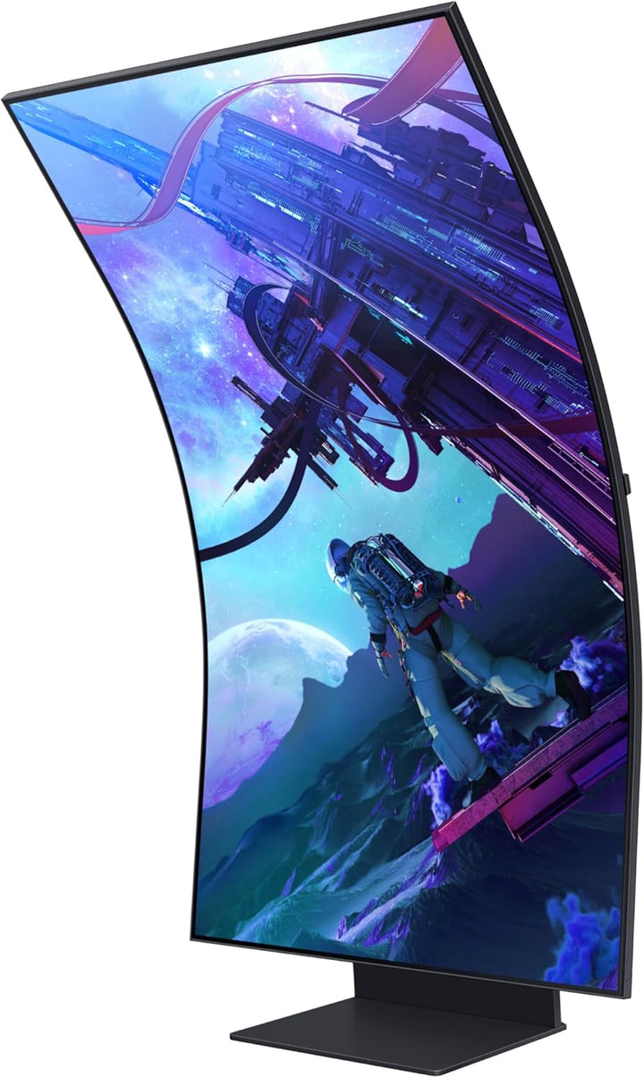 Samsung | Odyssey Arc 55" 4K Ultra HD 165Hz 1ms GTG Curved VA LCD FreeSync Gaming Monitor - Black LS55CG970NNXGO