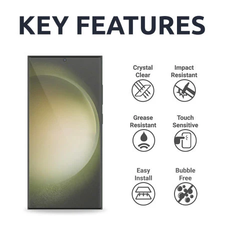 Caseco | Flexible Screen Protector with Installation Tray Samsung S23 Ultra | C41A5-33