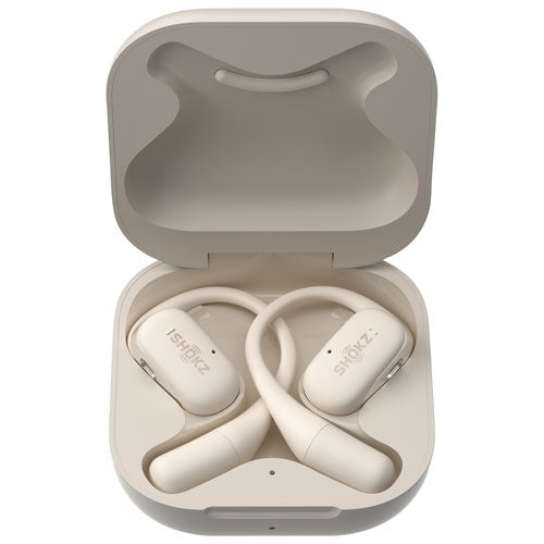 Shokz | OpenFit 2 Open-Ear True Wireless Earbuds - Beige | T920-ST-BG-CA-326