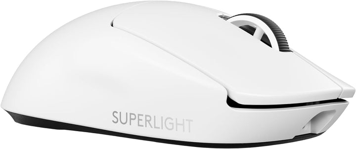Logitech | G PRO X Superlight 2 44000 DPI 8K Polling Wireless HERO 2 Sensor 60g Pro-Grade Mouse - White | 910-006636