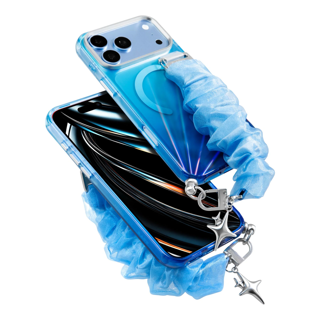 LAUT | NOVA GLOW for iPhone 18 Pro Max/17 Pro Max - Liquid Nebula | L_IP26D_NG_BL