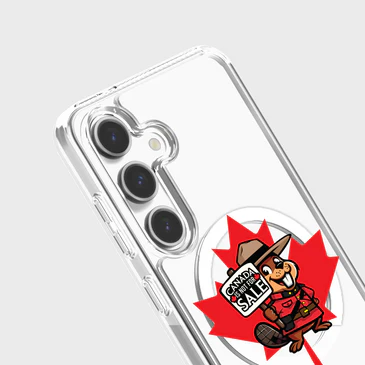 Caseco | Mountie Case Canada Is Not For Sale Samsung S24 - Clear | Z24C1-BA