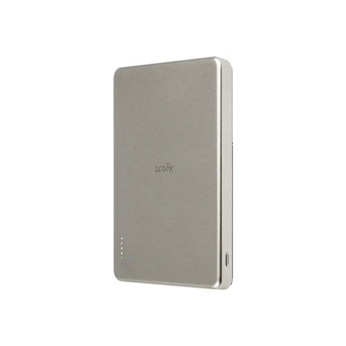 SO LOGiiX | Piston Power 5000 mAh Qi2 Mag - Titanium | LGX-13741