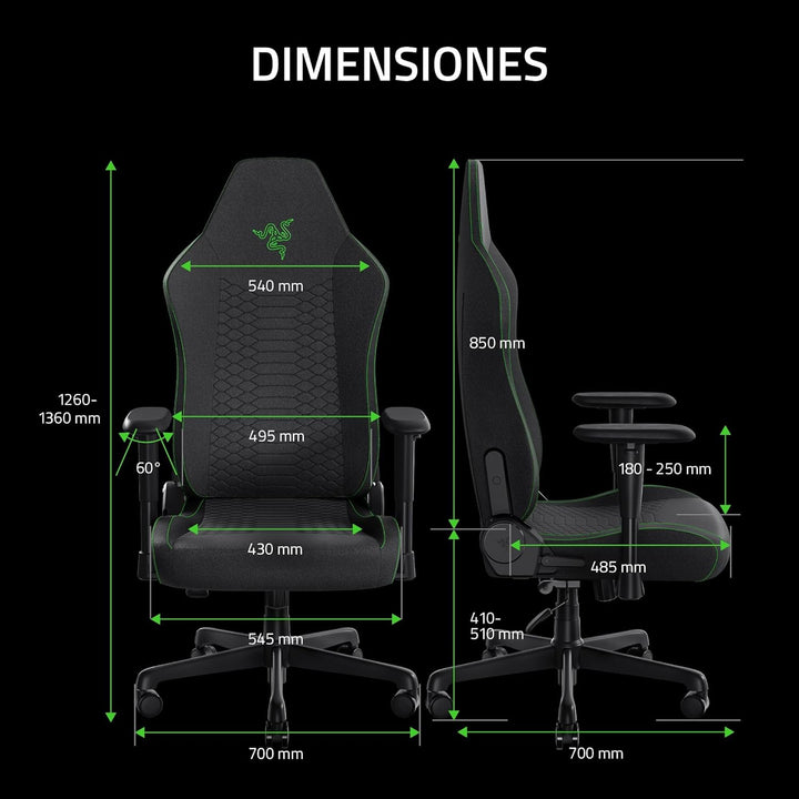 SO Razer | Iskur V2 X Gaming Chair 3YR - Black | RZ38-05310100-R3UA