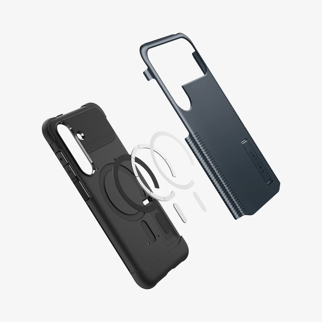 Spigen | Slim Armor MagFit Case Galaxy S25 FE - Metal Slate | SGPACS10022