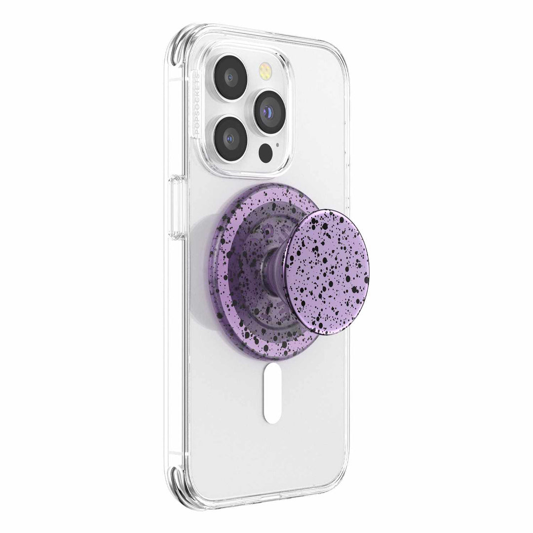 Popsockets | PopGrip for MagSafe Round with Adapter Ring Sugar Plum Speckle | 123-0535