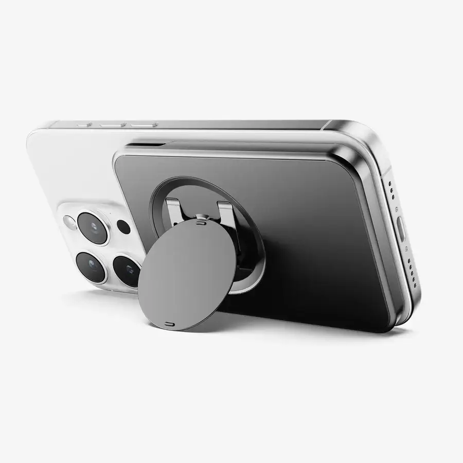 ohsnap! | Snap Grip Wallet - Obsidian Black | GW-BLK-001