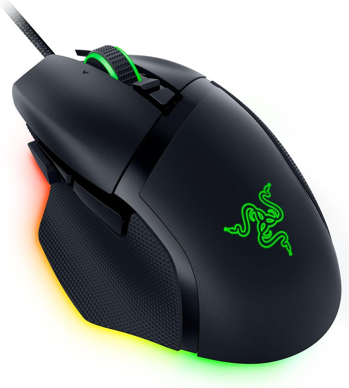 Razer Renewed | Basilisk V3 35k Optical Gaming Mouse with HyperScroll Tilt Wheel Wired - Black |  RZ01-05230100-R3UR